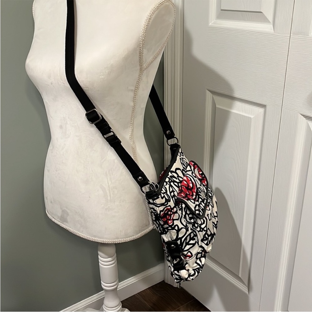 Coach Black and Red Graphic Crossbody Bag - Picture 4 of 7